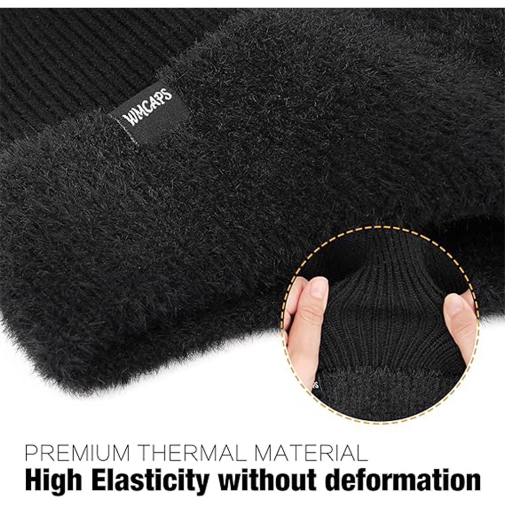 Winter Fleece Line Beanie With Earflap 3
