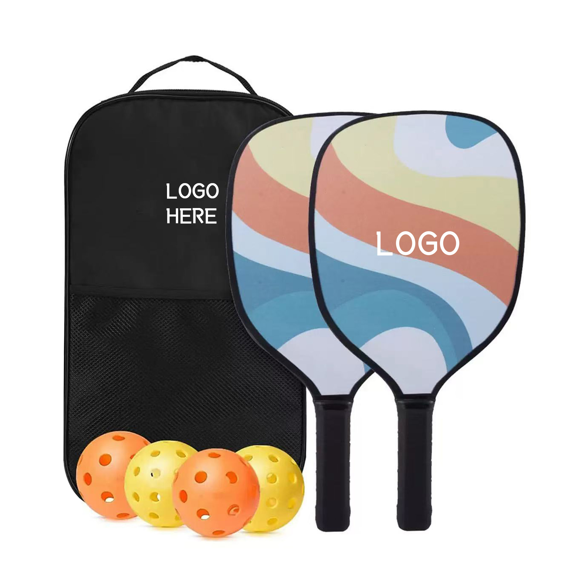 Pickleball Set with Balls and Bag 2