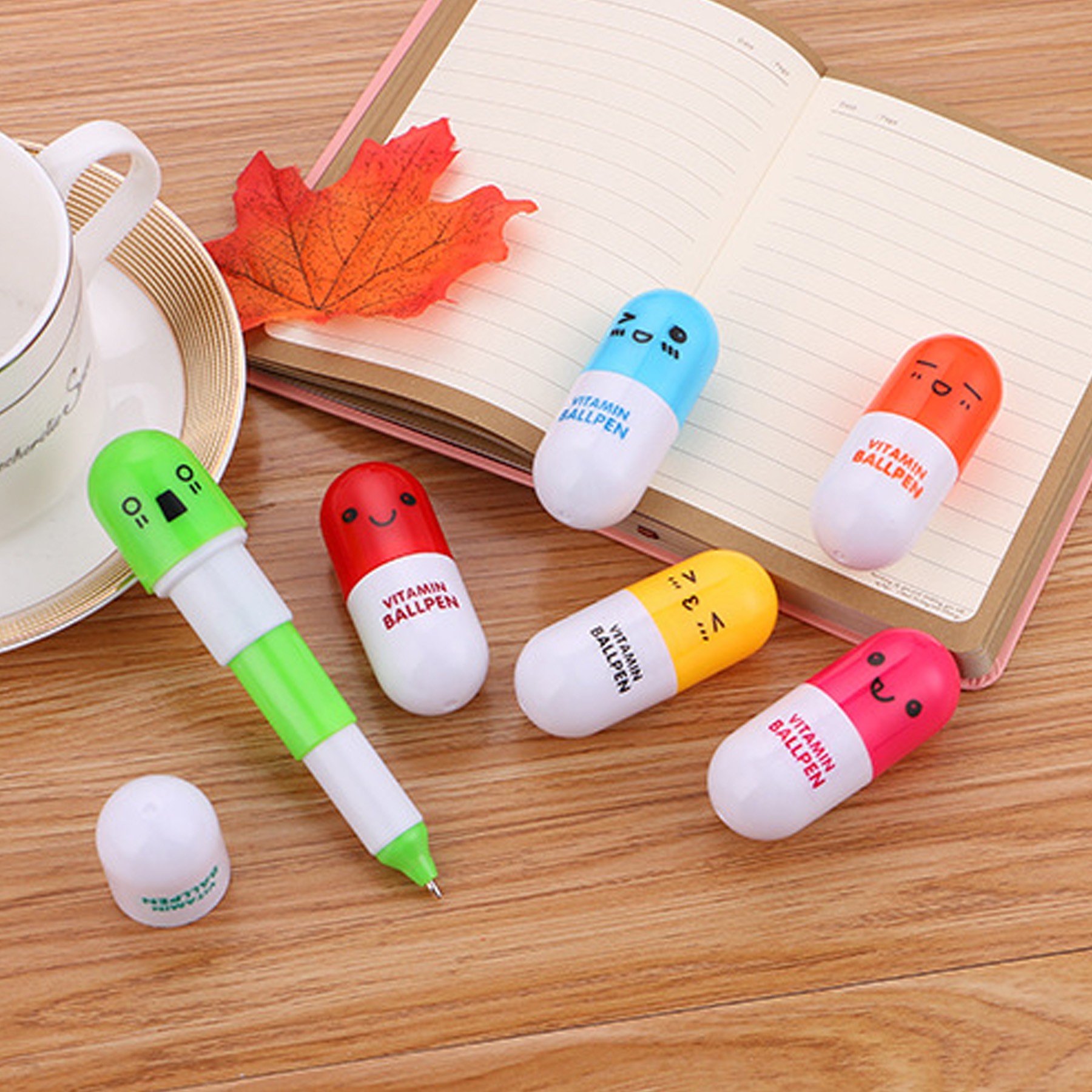 Retractable Capsule Pill Ballpoint Pen 2