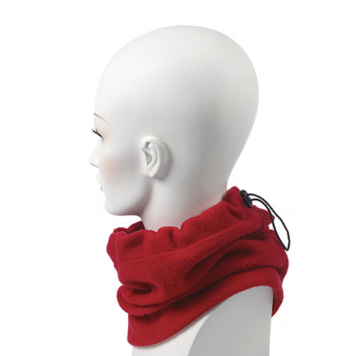 Red Fleece Neck Gaiter 2