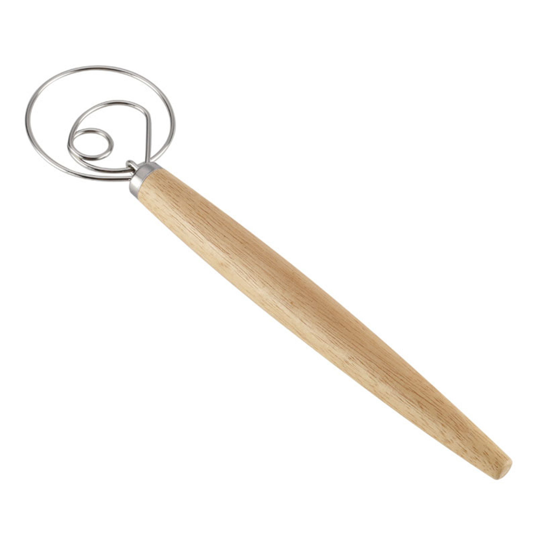 Wood Handle Dough Whisk 2