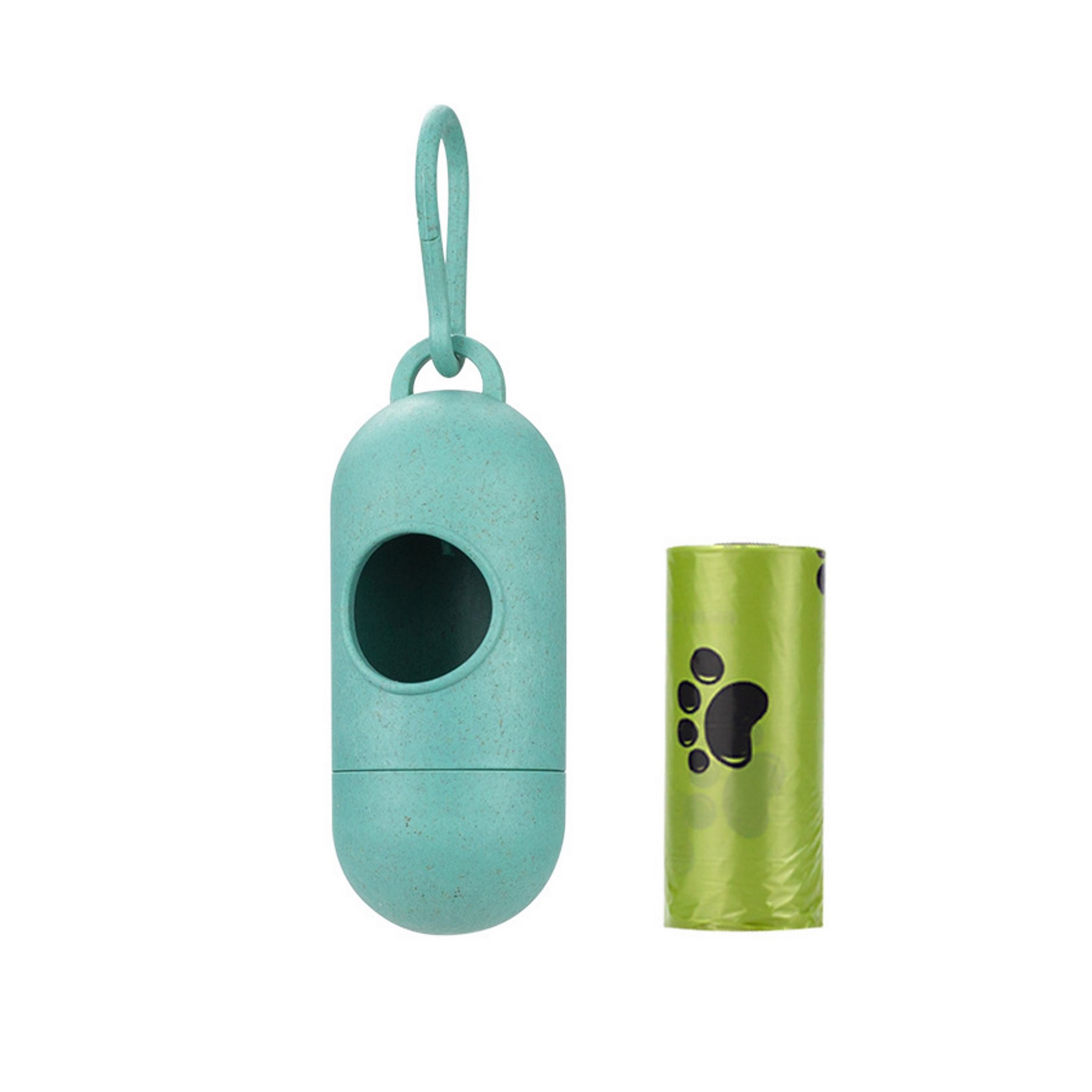Dog Trash Bag with Wheat Straw Dispenser 12