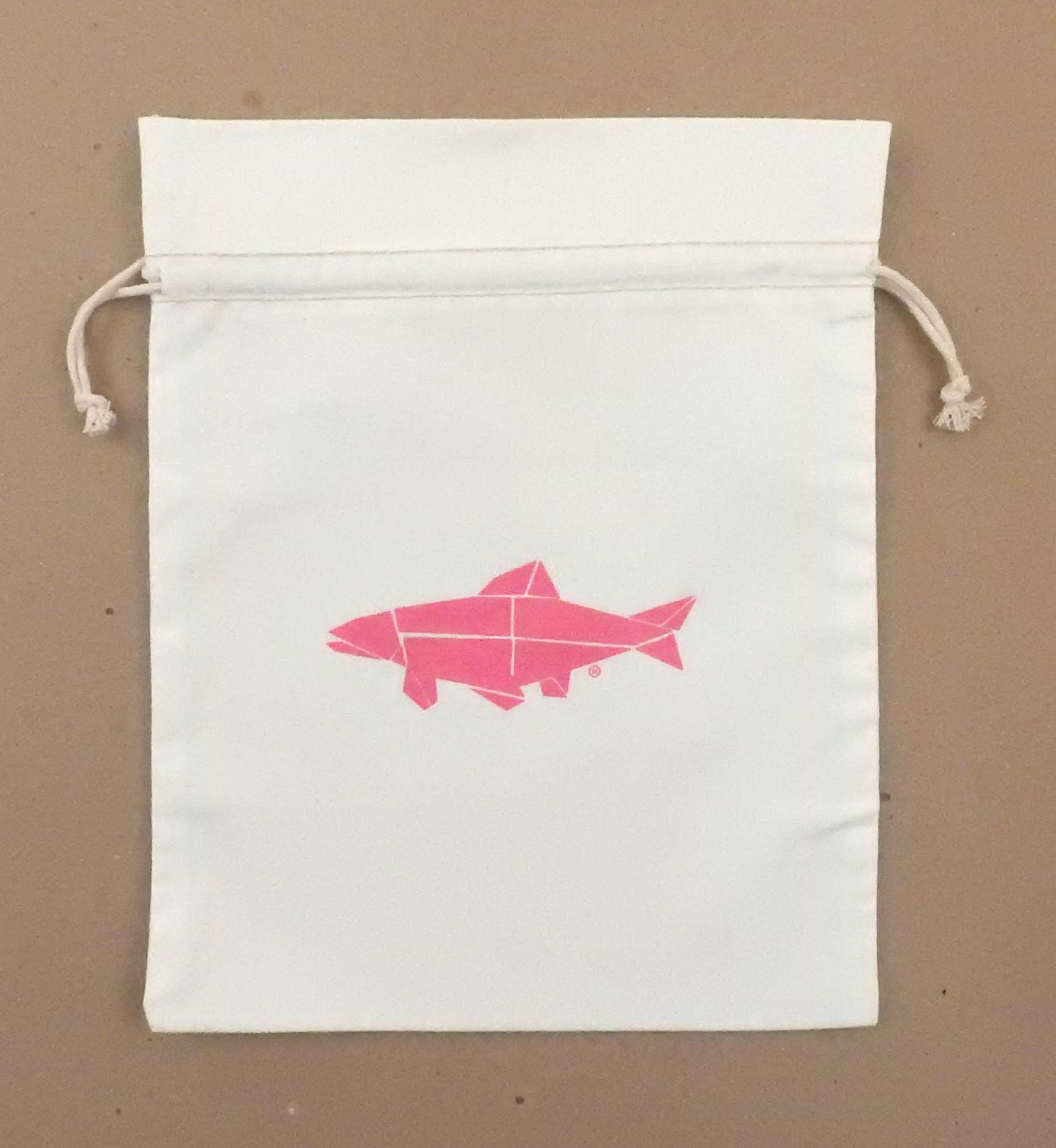 "Duplex" Cotton Double Drawstring Bag 8 x 10" 2