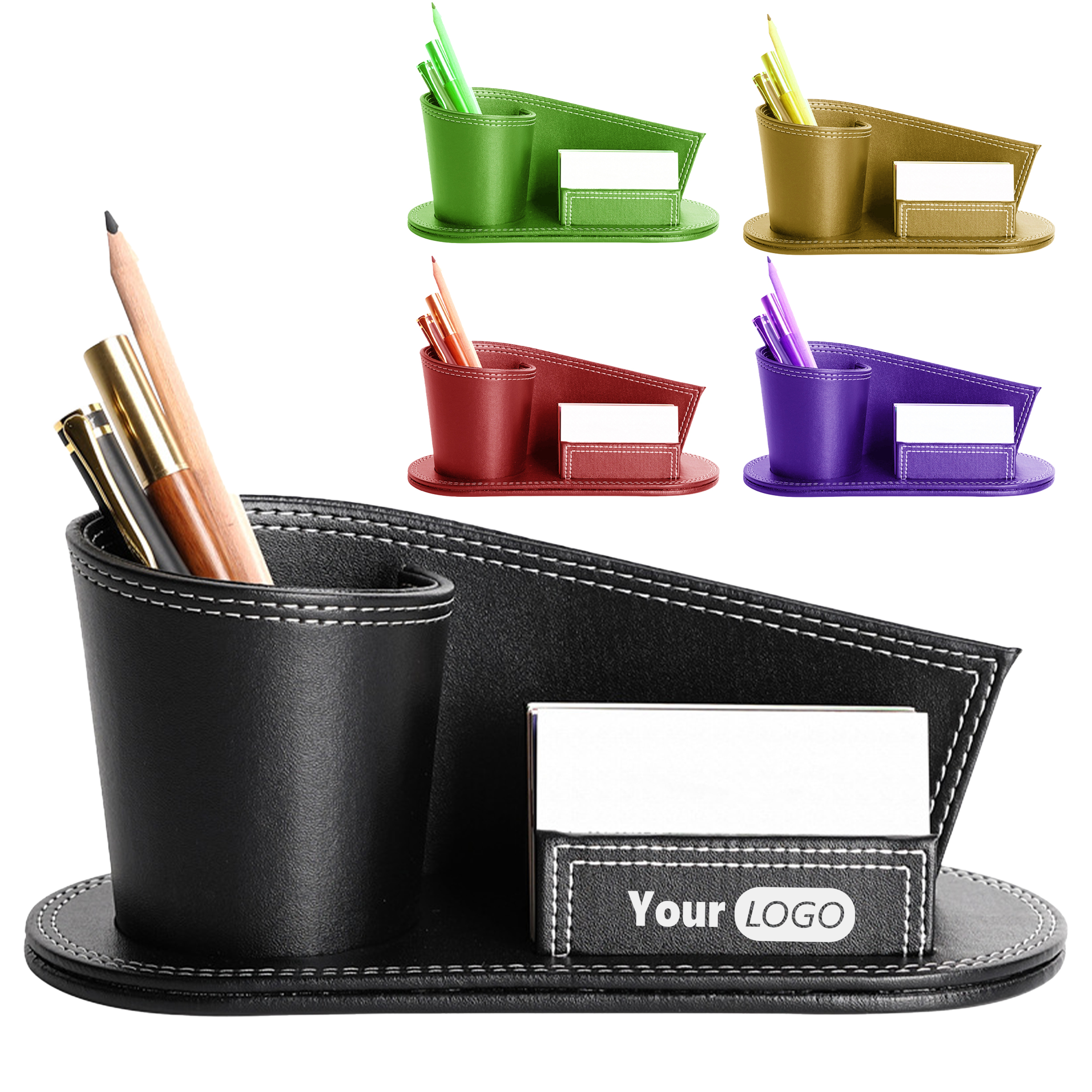Pu Leather Professional Desk Organizer 1