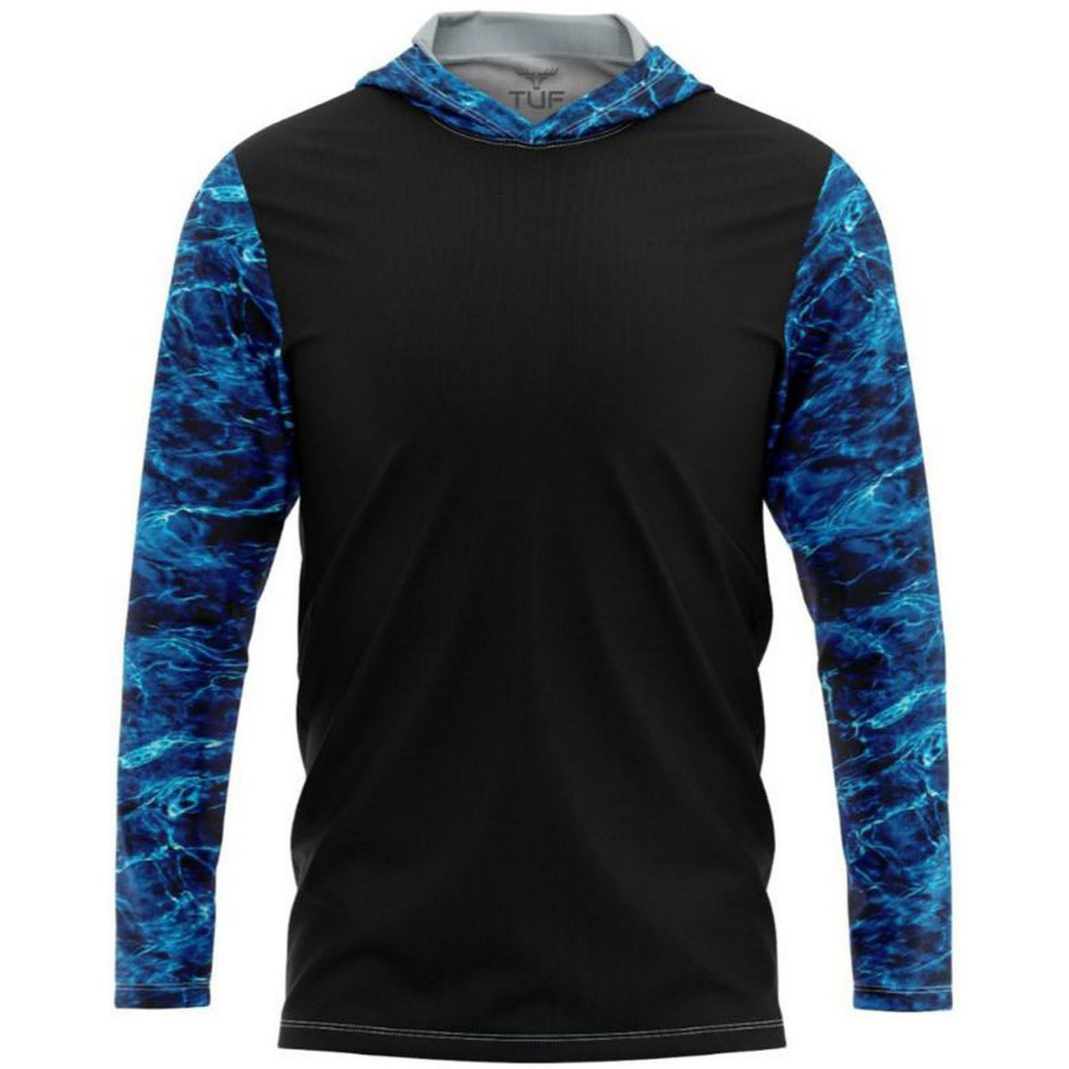 Mossy Oak® Men's 4.4 oz. Polyester Interlock Hooded T-Shirt, UPF 50+ 3