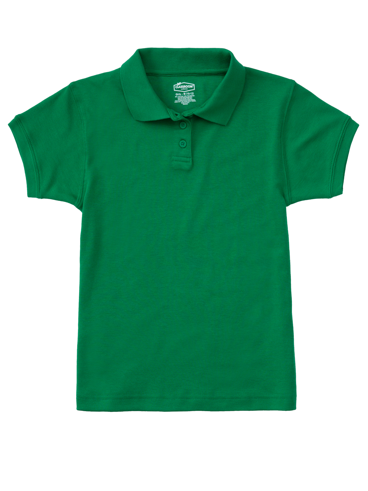 Classroom Uniforms - Girls' Short Sleeve Fitted Interlock Polo 13