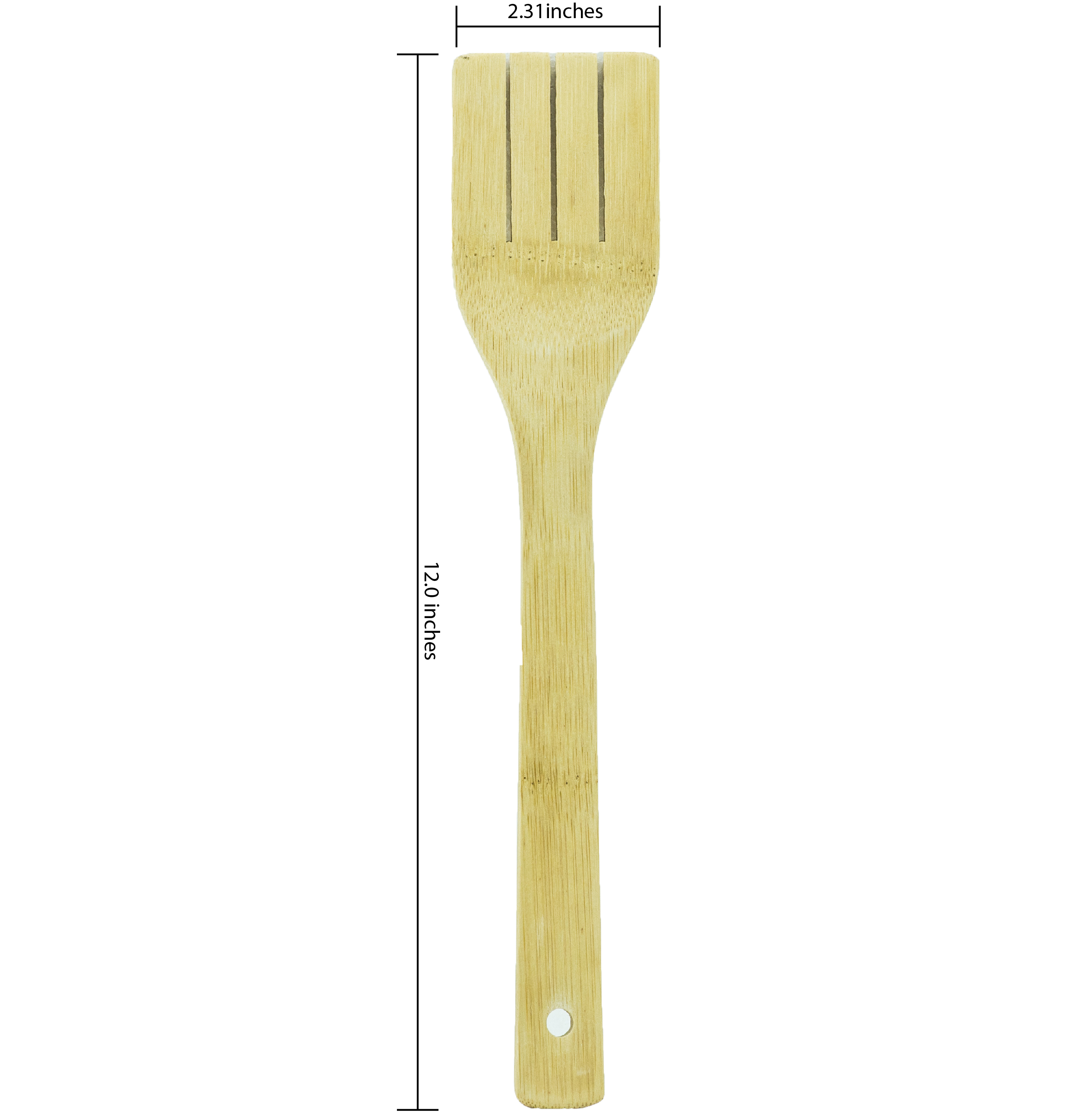 Oceanside 12" Bamboo Slotted Spatula 4