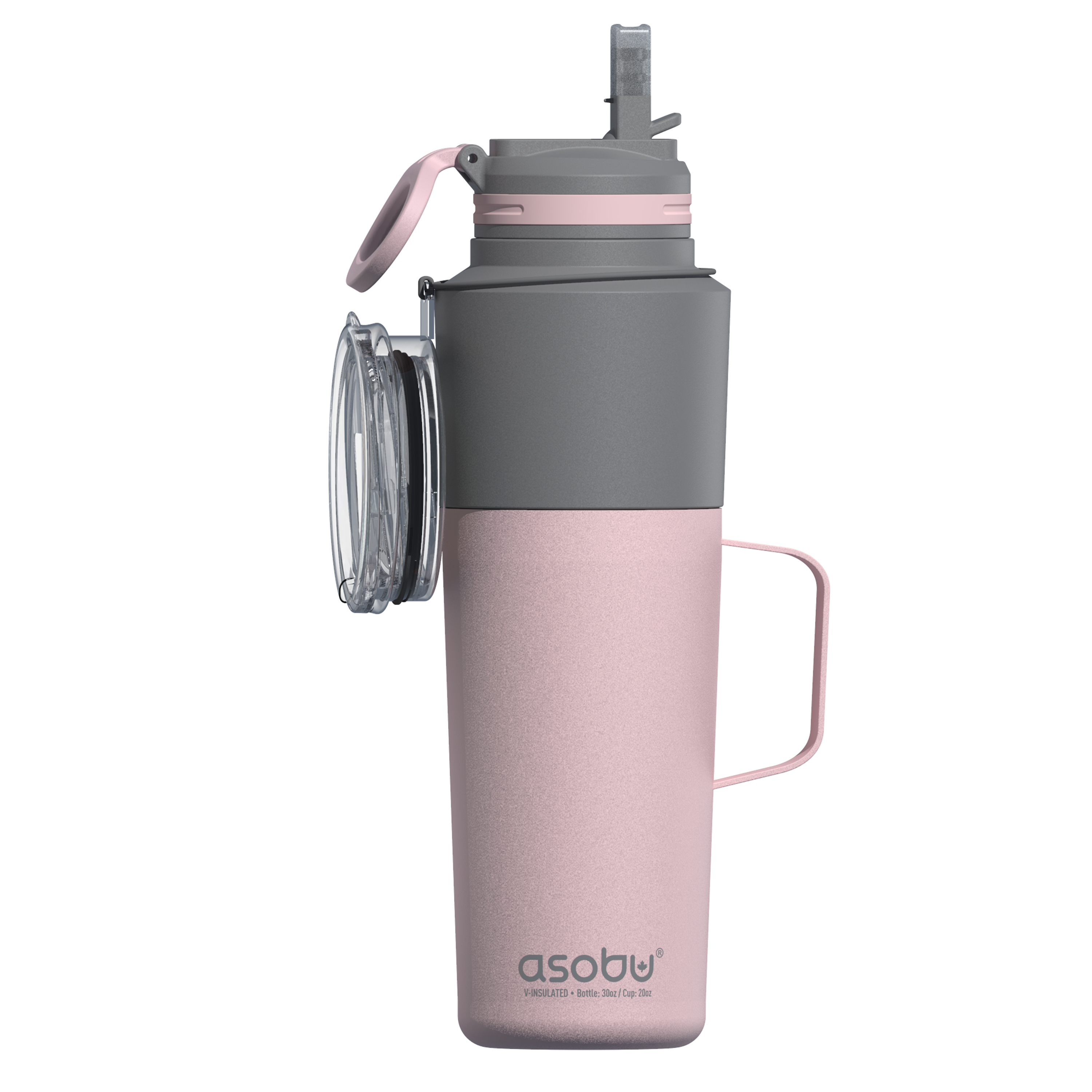 Asobu 30 Oz. Water Bottle & Travel Mug Twin Pack 2