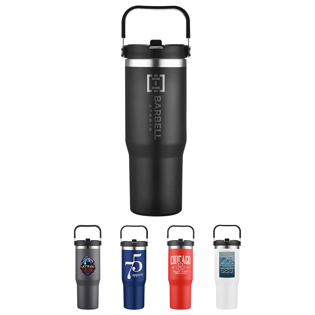Tollara 30 oz Vacuum Insulated Tumbler with Flip Top Spout 2