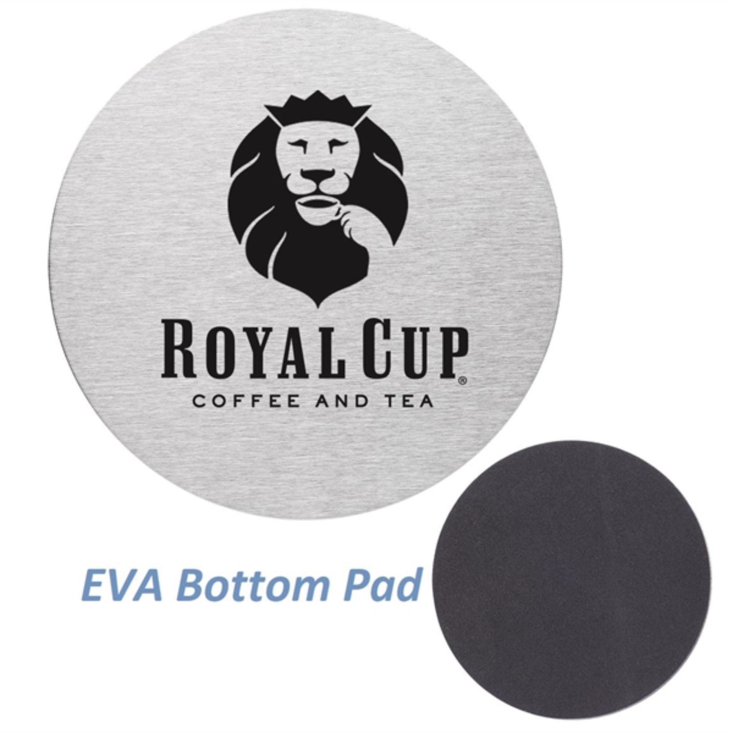 4" Round Stainless Steel Coasters w/ Custom Imprint 2