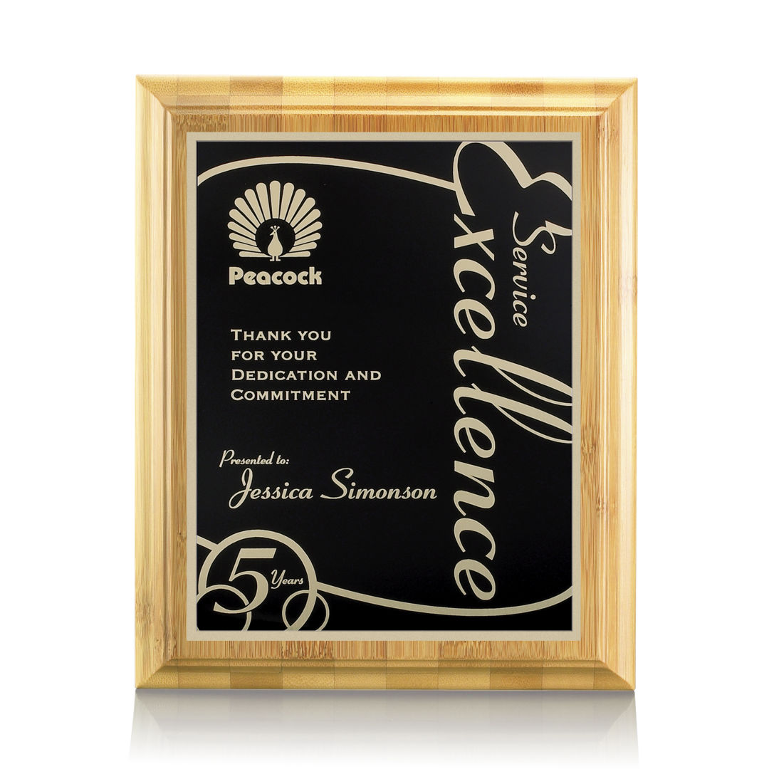 Bamboo/Marietta Plaque - Black 2