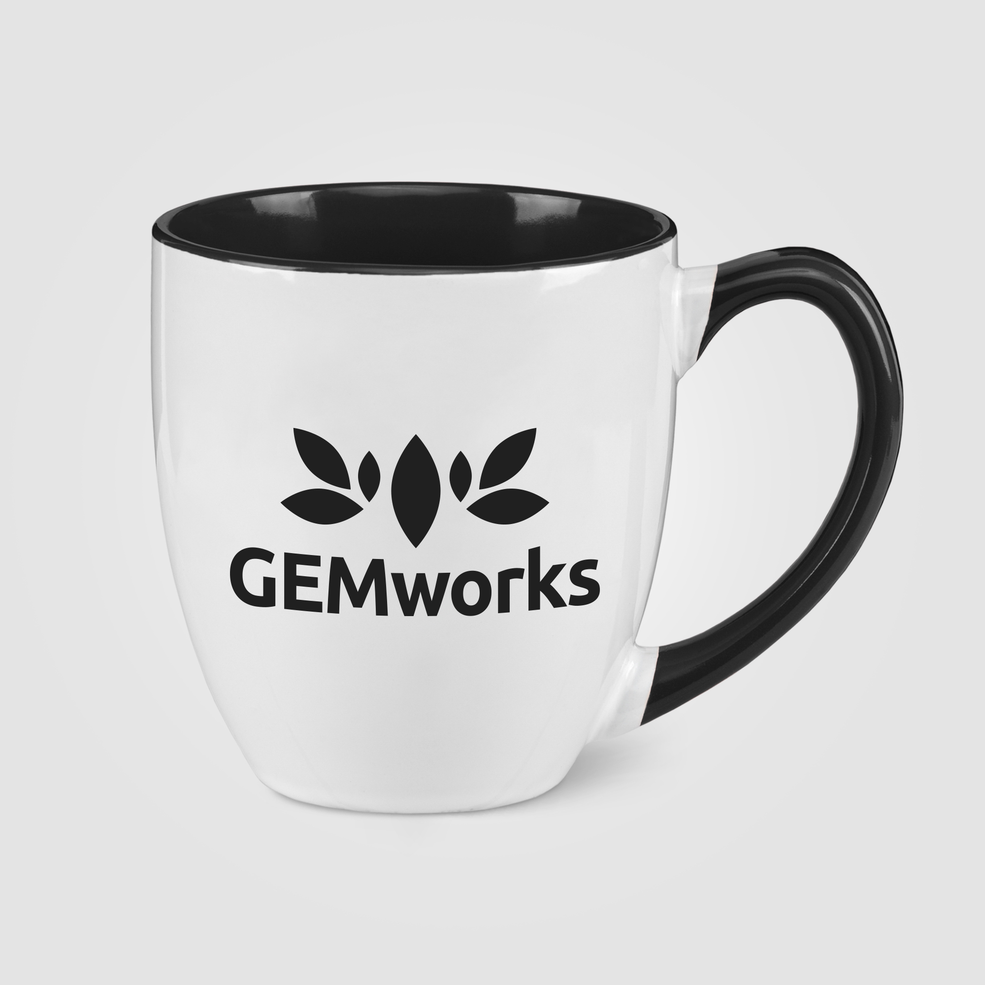 15 oz. Two-Tone Ceramic Bistro Mug 6