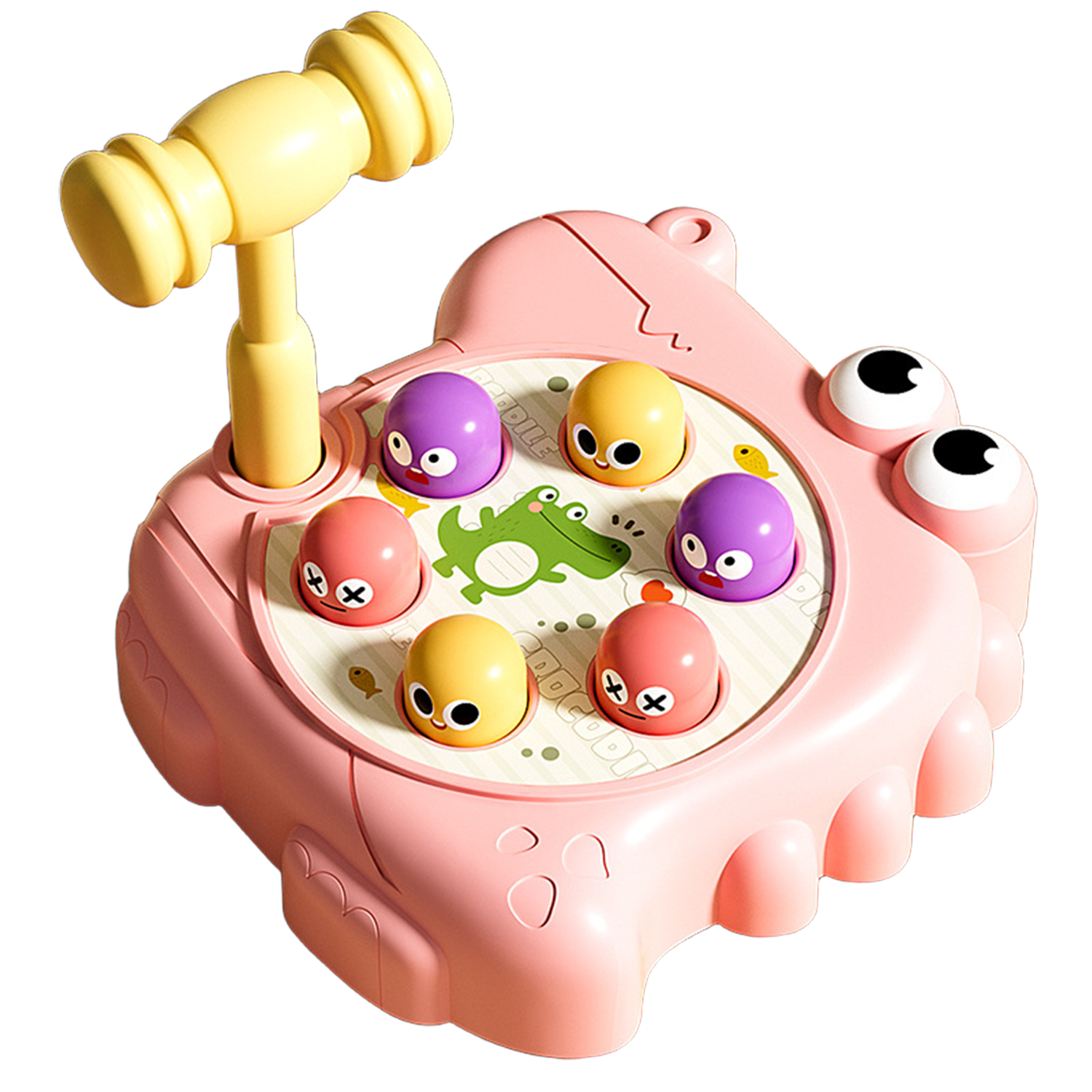 Baby Educational Knocking Hammer Ball Crocodile Toys 2