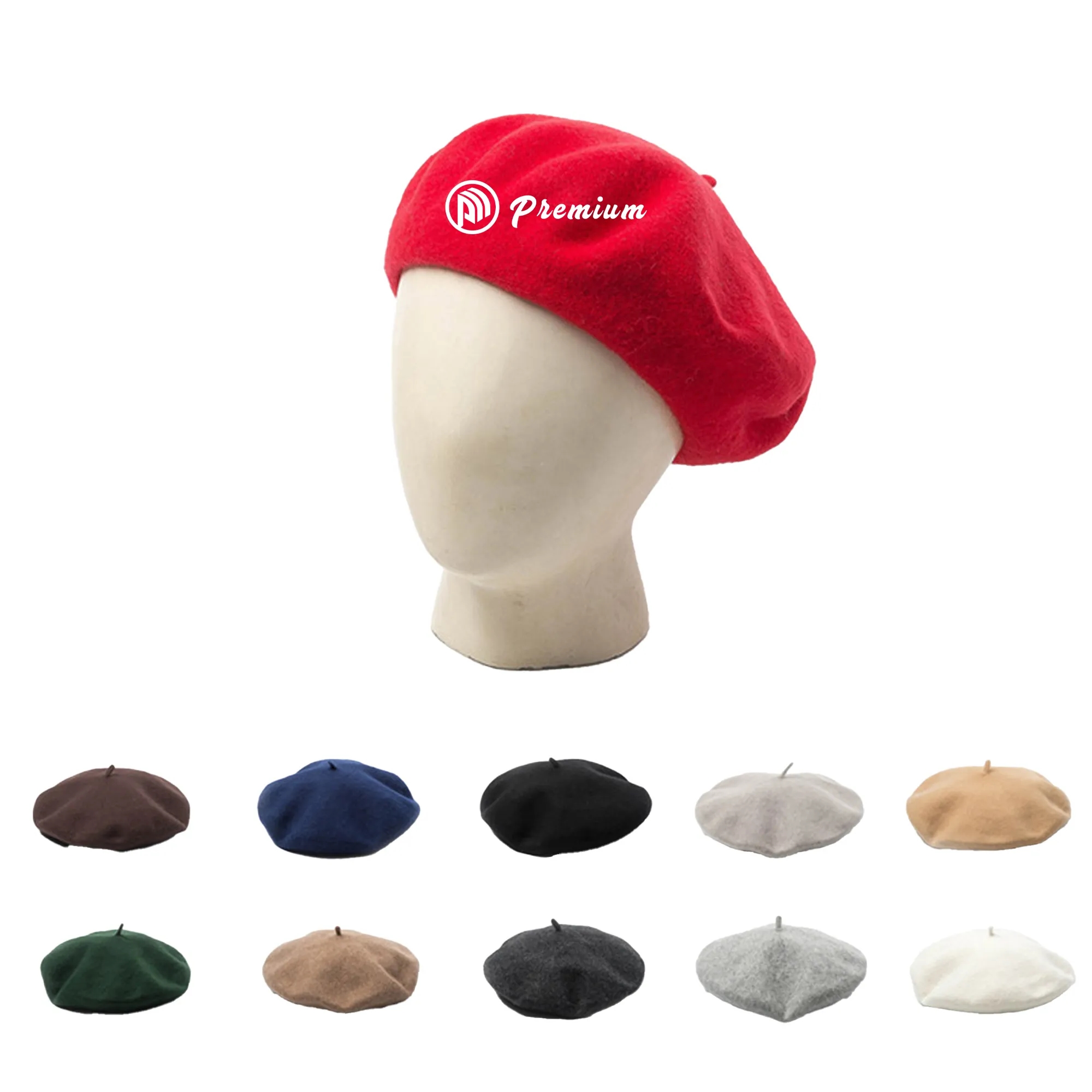 Thickened Fashion Wool Beret 1