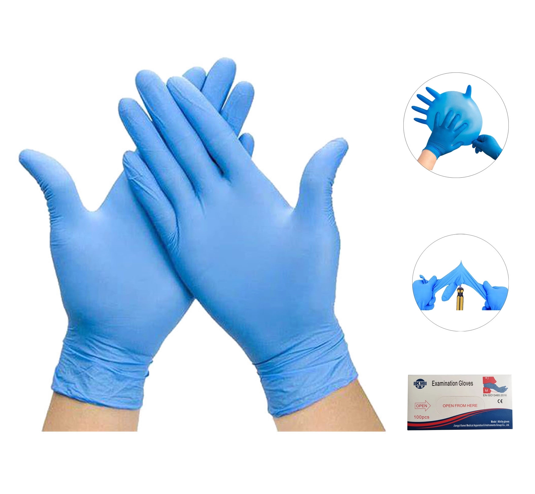 Disposable Protective Powder-free Nitrile Gloves 1