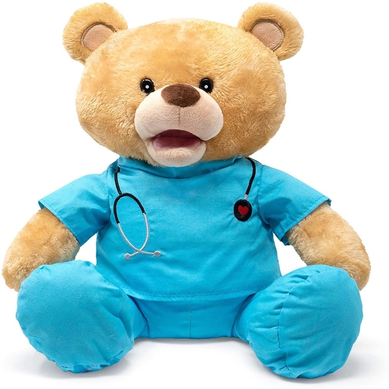Stuffed Teddy Bear with Doctor or Nurse Scrubs 5