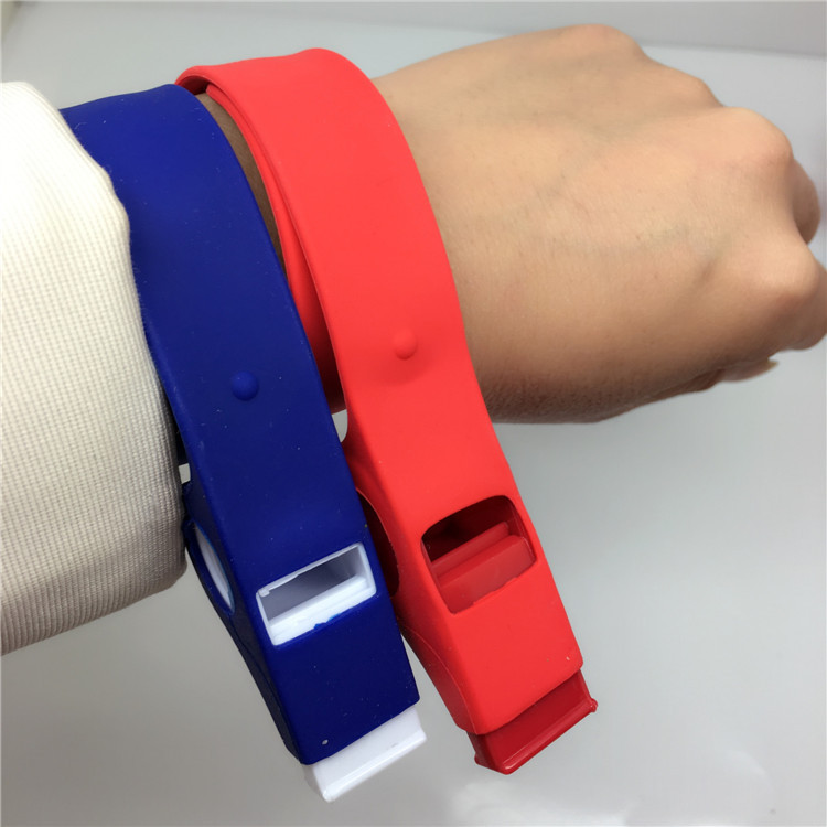 Silicone Slap Wristband Whistle 6