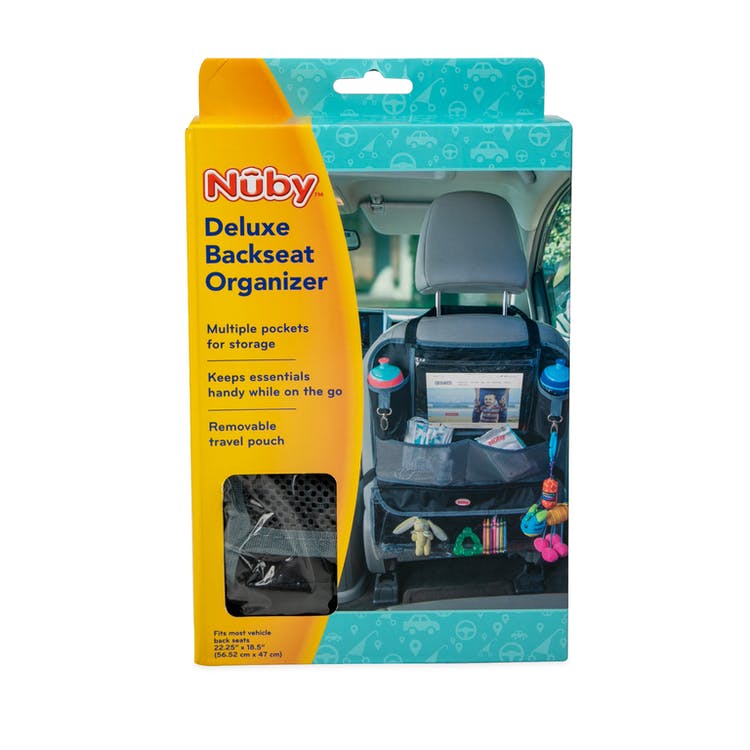 Nuby Deluxe Backseat Organizers - Black
