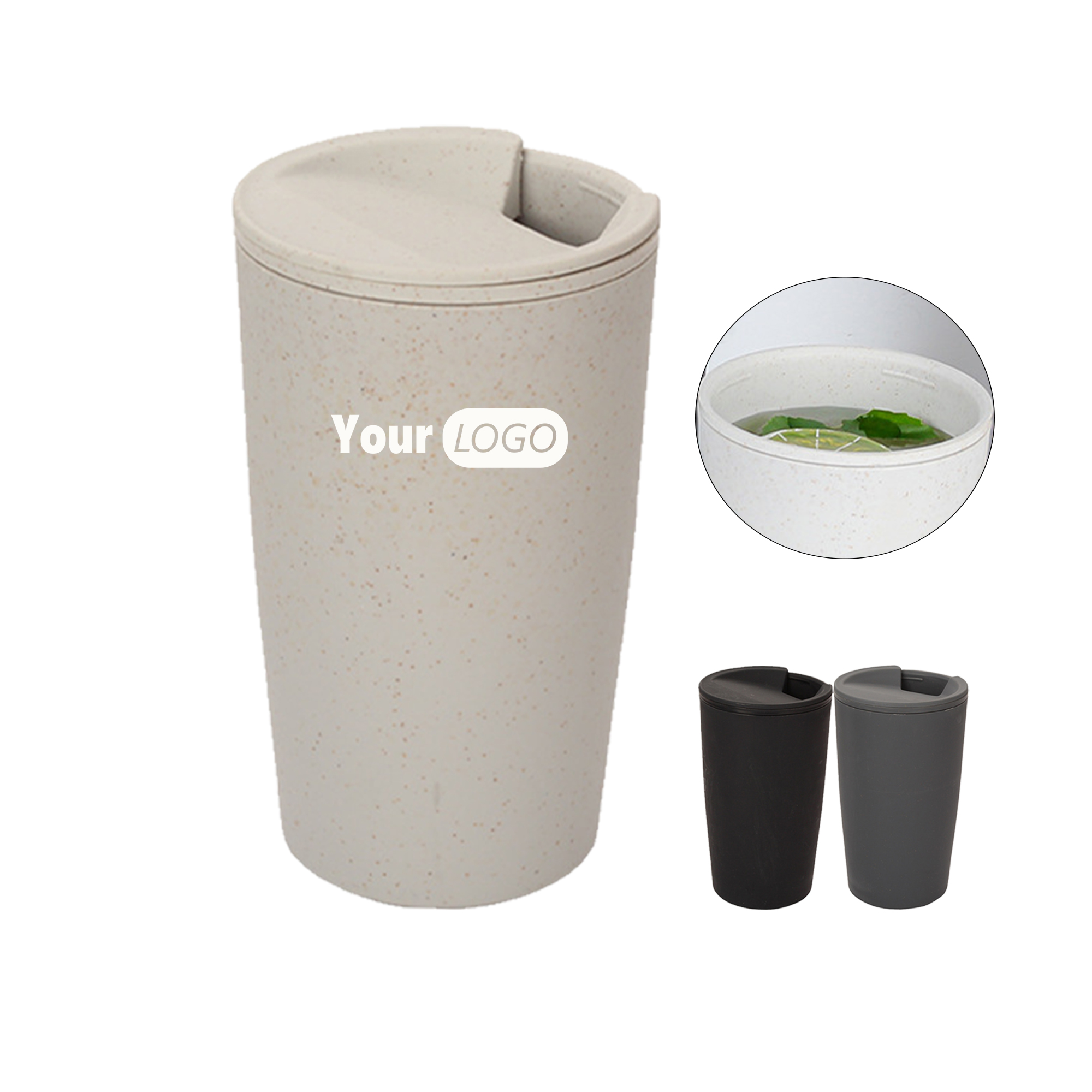 18.6 oz Eco-Friendly Wheat Straw Cup 2