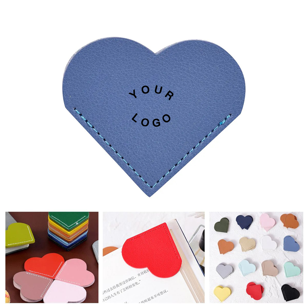 Compact Heart Shaped Bookmark for Books 12