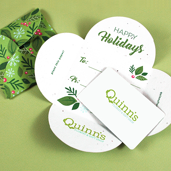 Plantable Holiday Petal Gift Card Holders 6