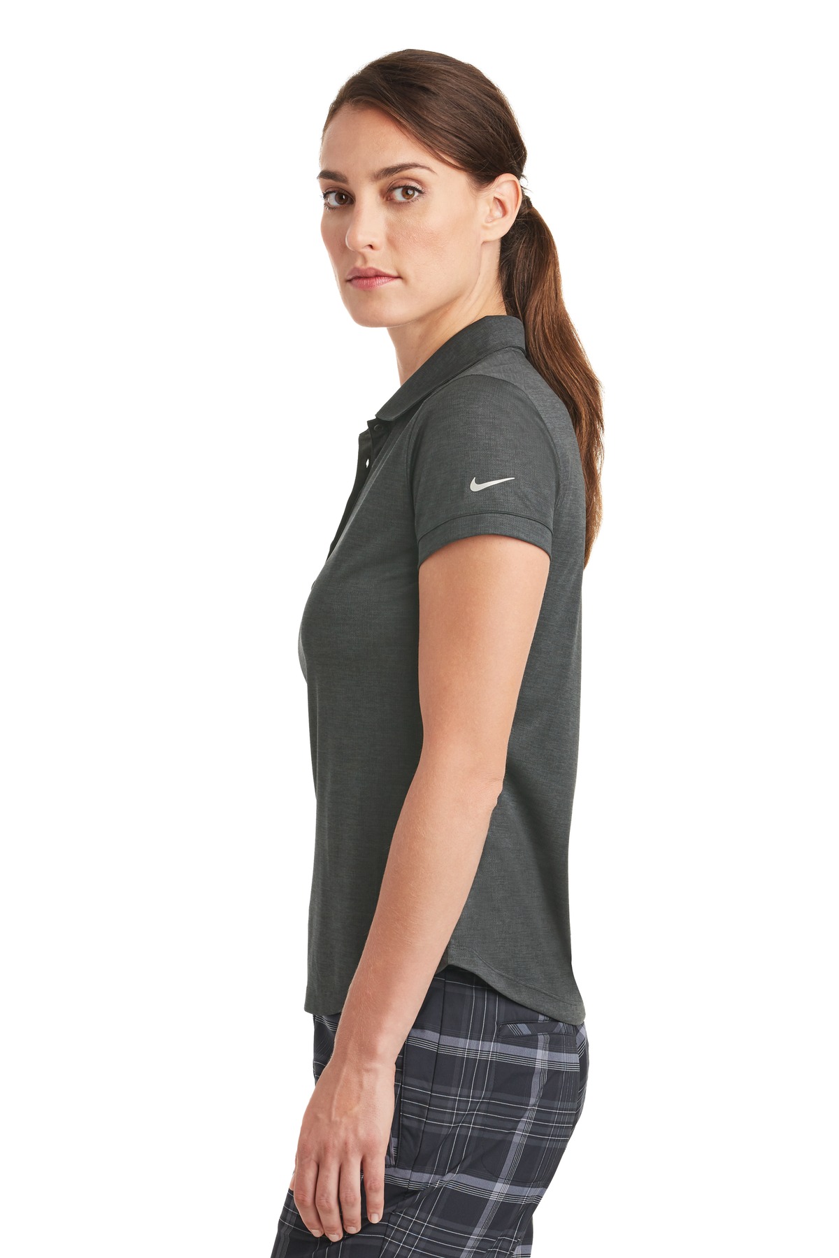 Nike Ladies Dri-FIT Crosshatch Polo 16