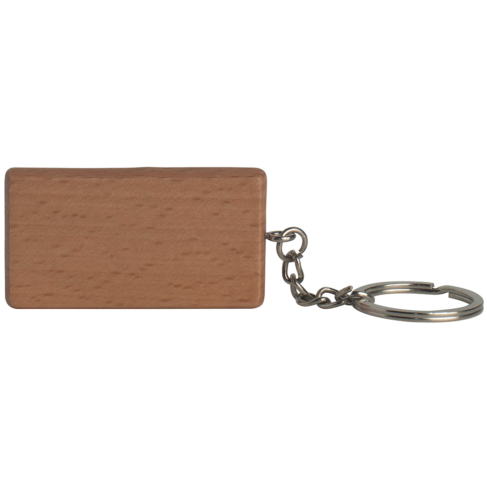 Rectangle Wooden Keyring