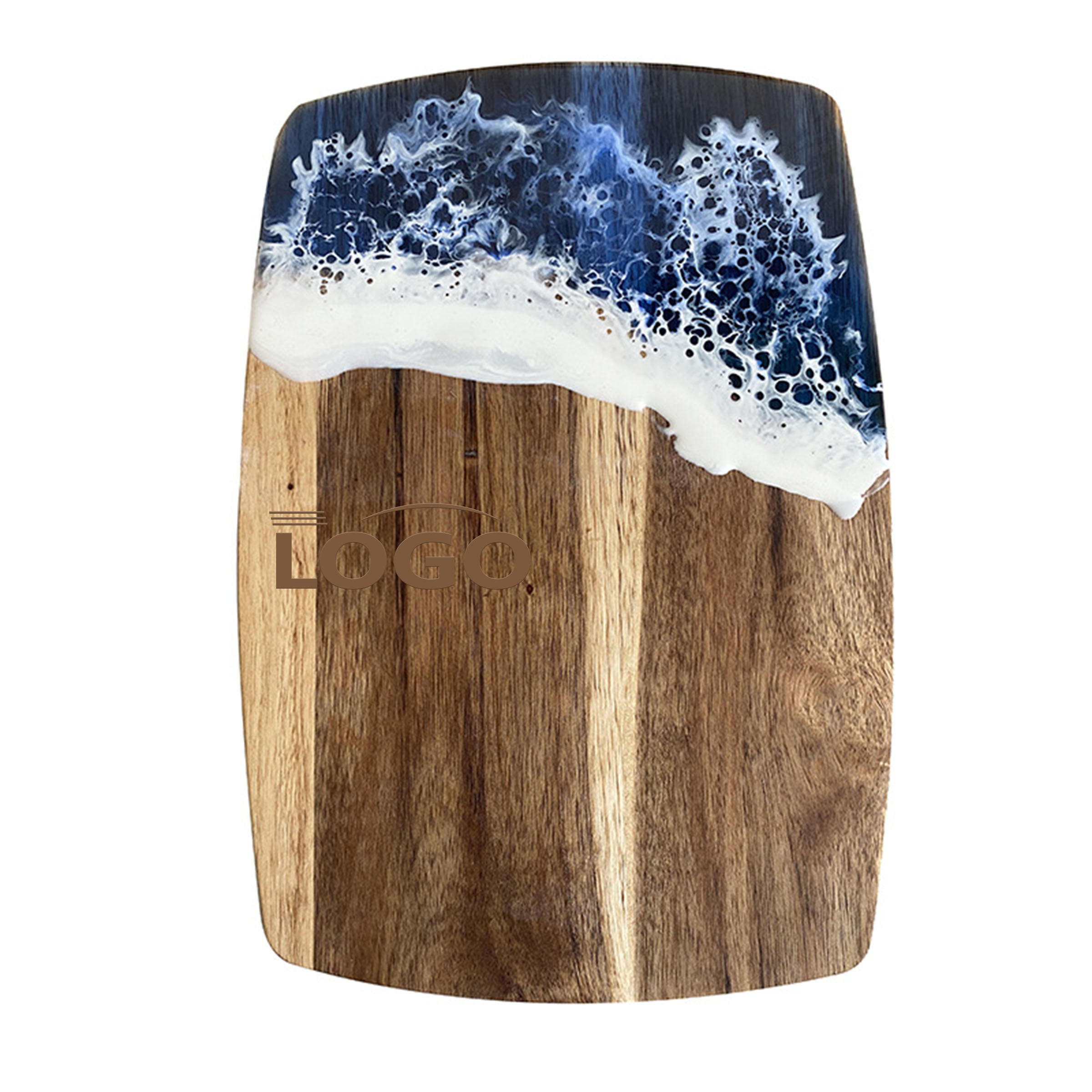 Resin-Decorated Acacia Wood Cutting Board 3