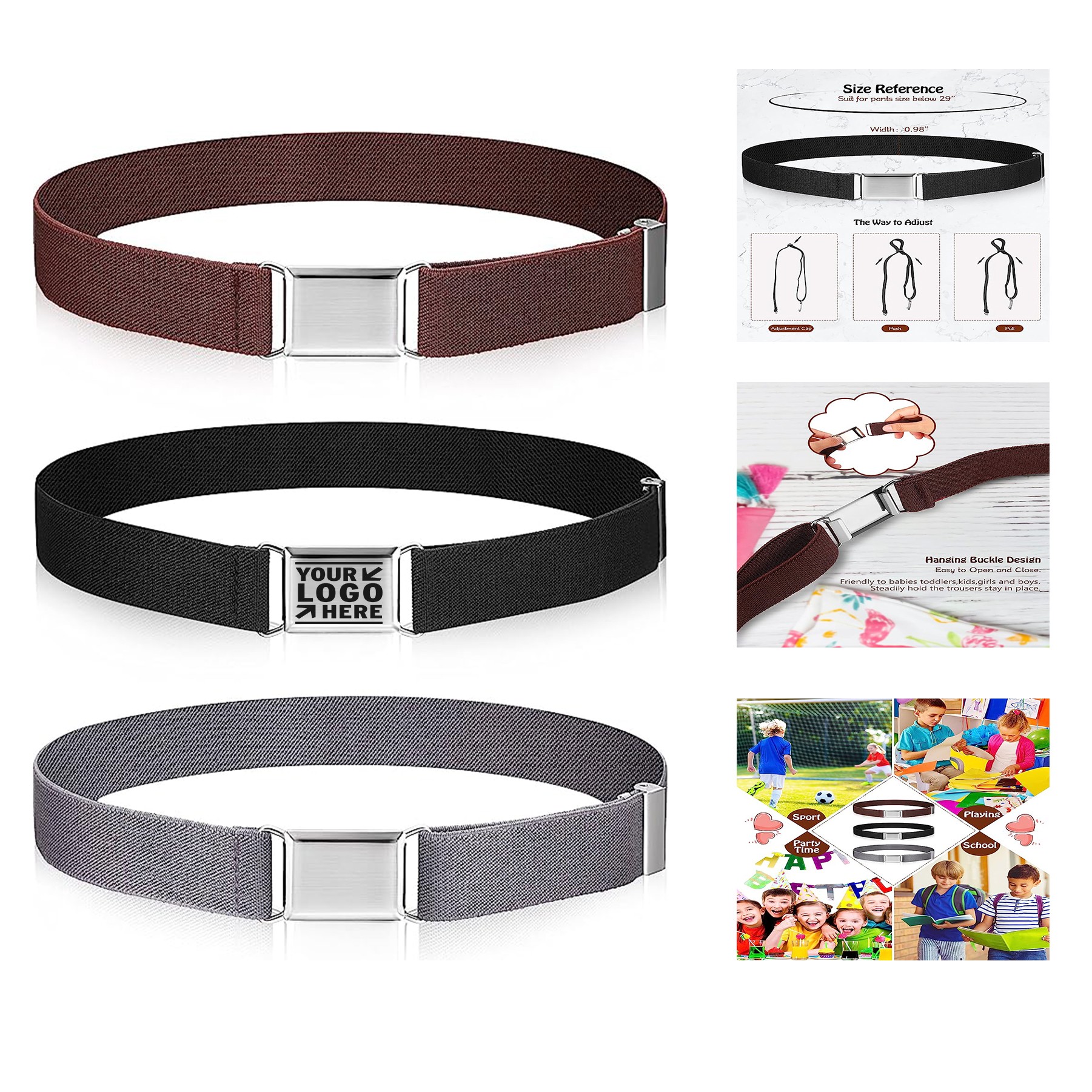 Adjustable Buckle Stretch Belt 2