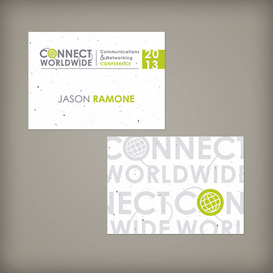 Double-Sided 3.5 x 2.5" Seed Paper Name Tags 5