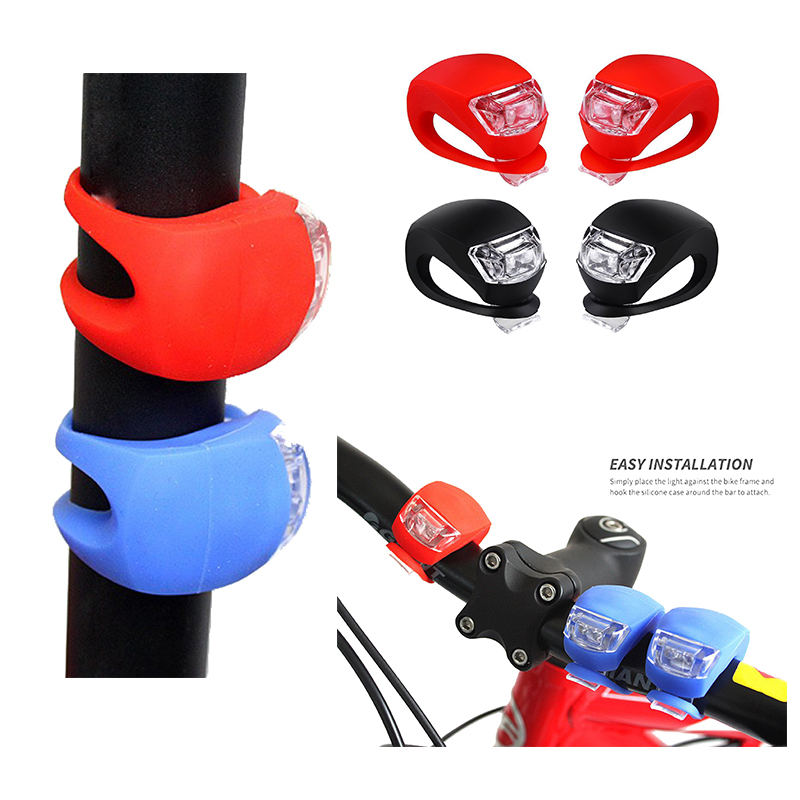 Bicycle Light Front and Rear Silicone LED Bike Light 1