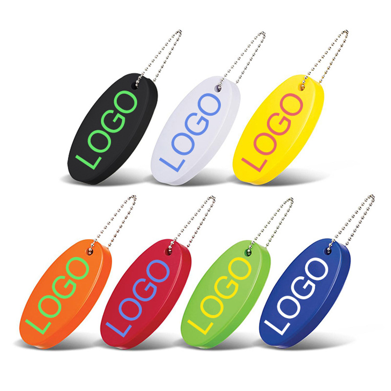 Oval Shaped Foam Floater Key Chain 3