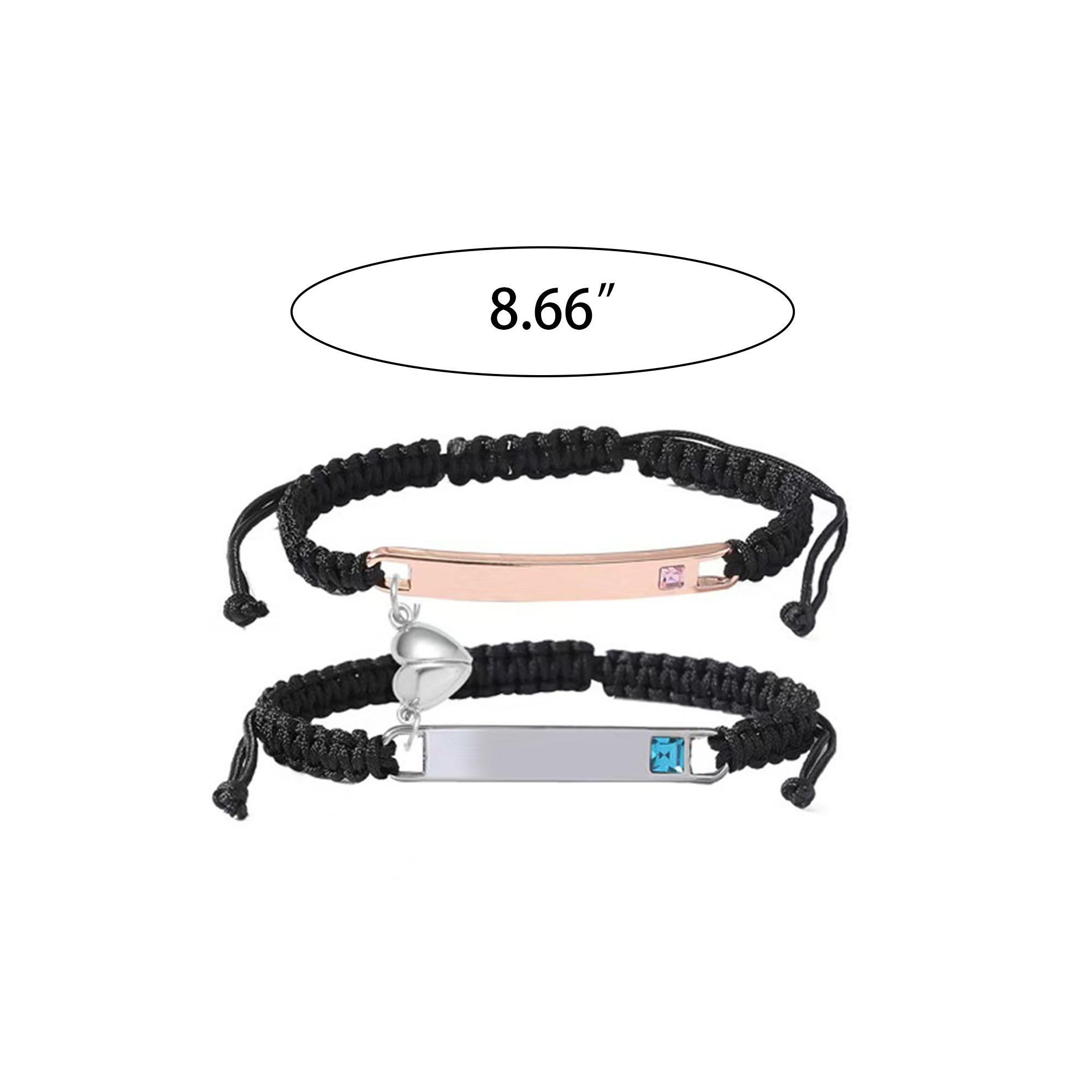 MOQ:20pcs Stainless Steel Name Bracelet 3