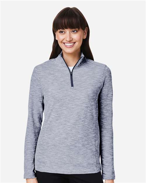 Women's Eclipse Jacquard Quarter-Zip Pullover - NE415W 3