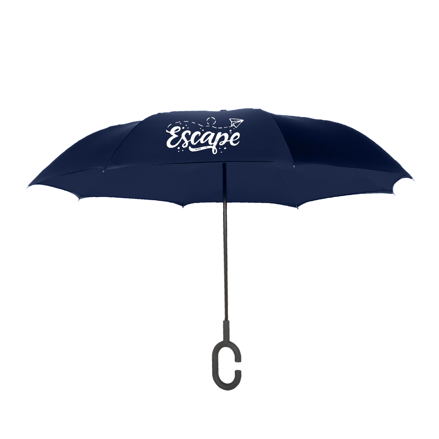 Shed Rain™ UnbelievaBrella® 48" Reverse-Close Manual Stick Umbrella (Solids) 30
