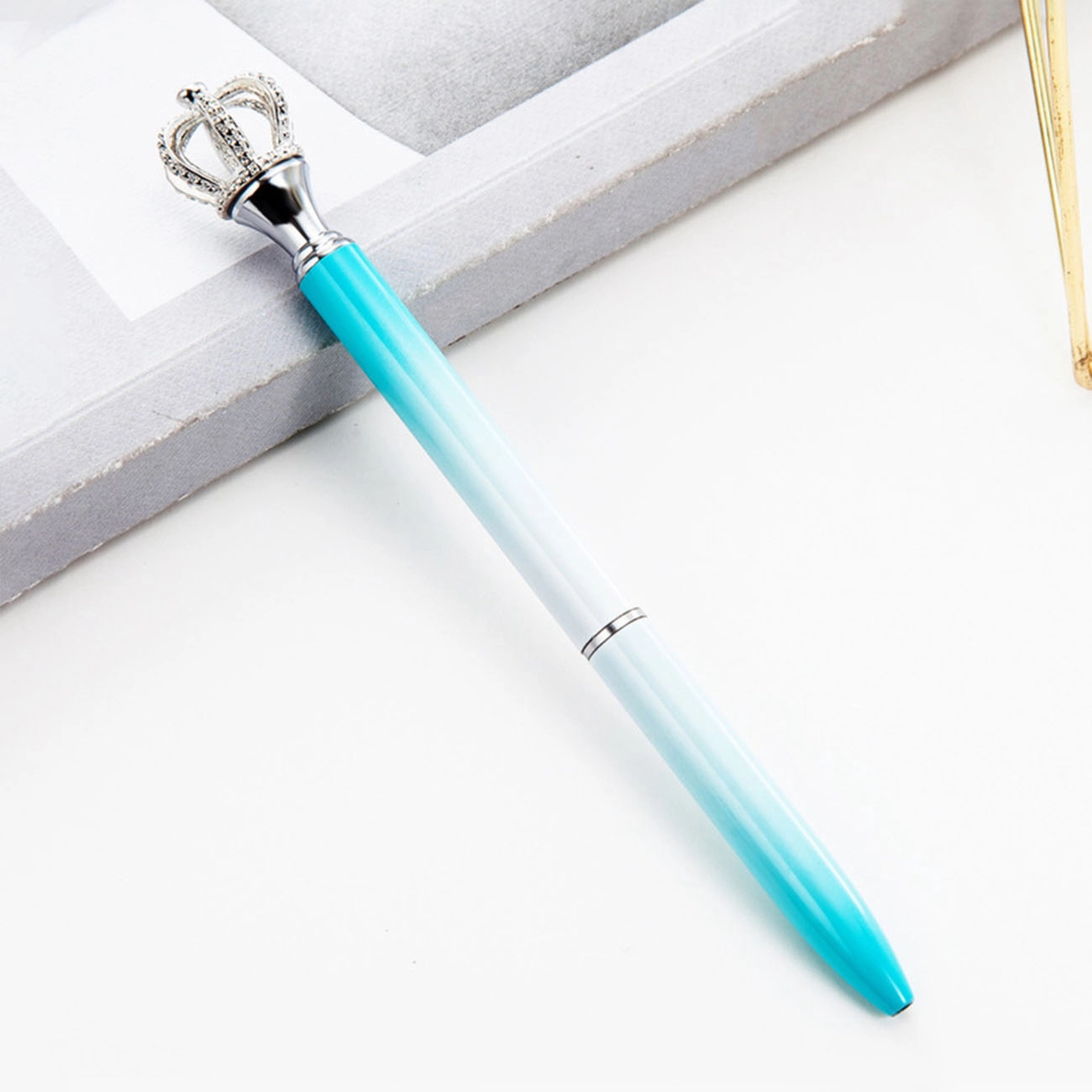 Shiny Metal Royal Crown Ballpoint Pen 8