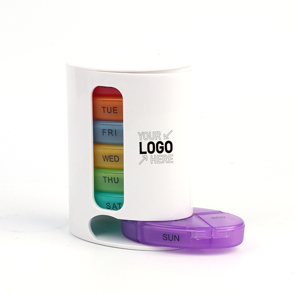 Pill Organizer 7 Day Cases Large Portable Medicine Box 2