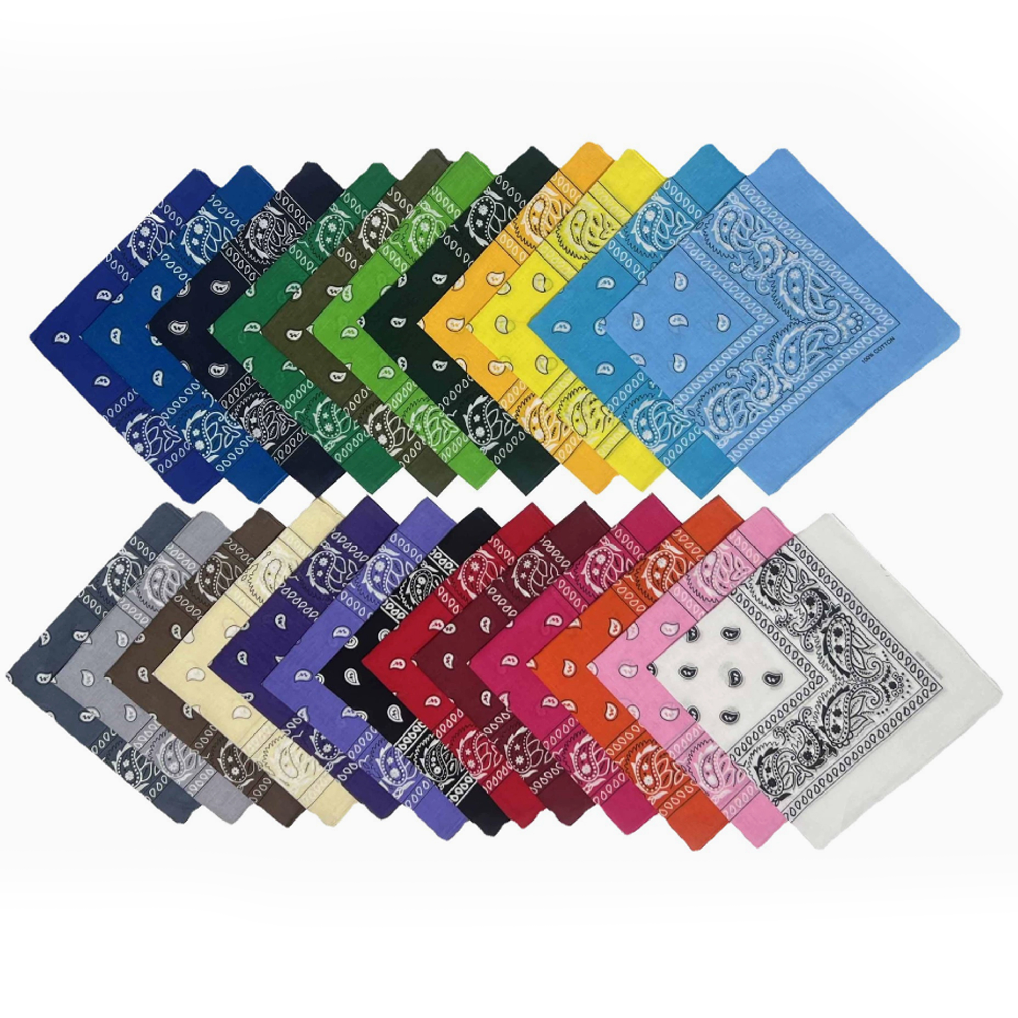 Custom Polyester Full Color Square Bandana 2