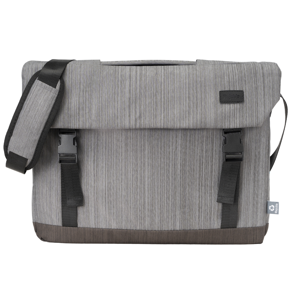 RejuVe® ELEMENT Recycled Heather Modern Sleek Executive Laptop Brief Bag