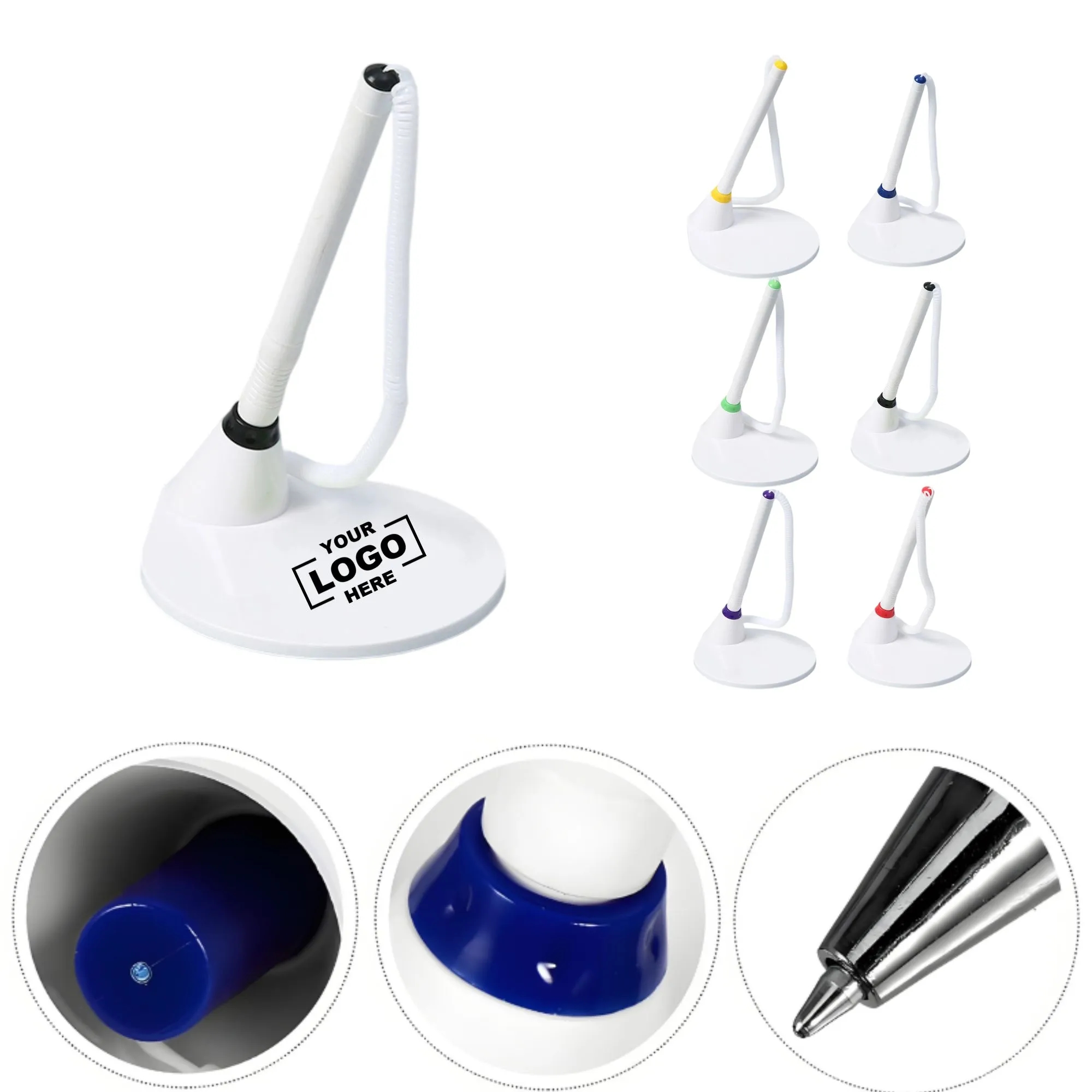 Fixed Signature Pen At The Business Office Counter