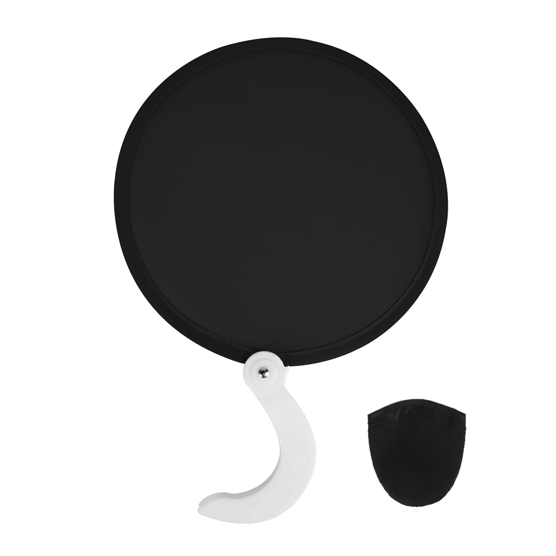 Pop Up Twist & Fold Hand Fan With Handle 3