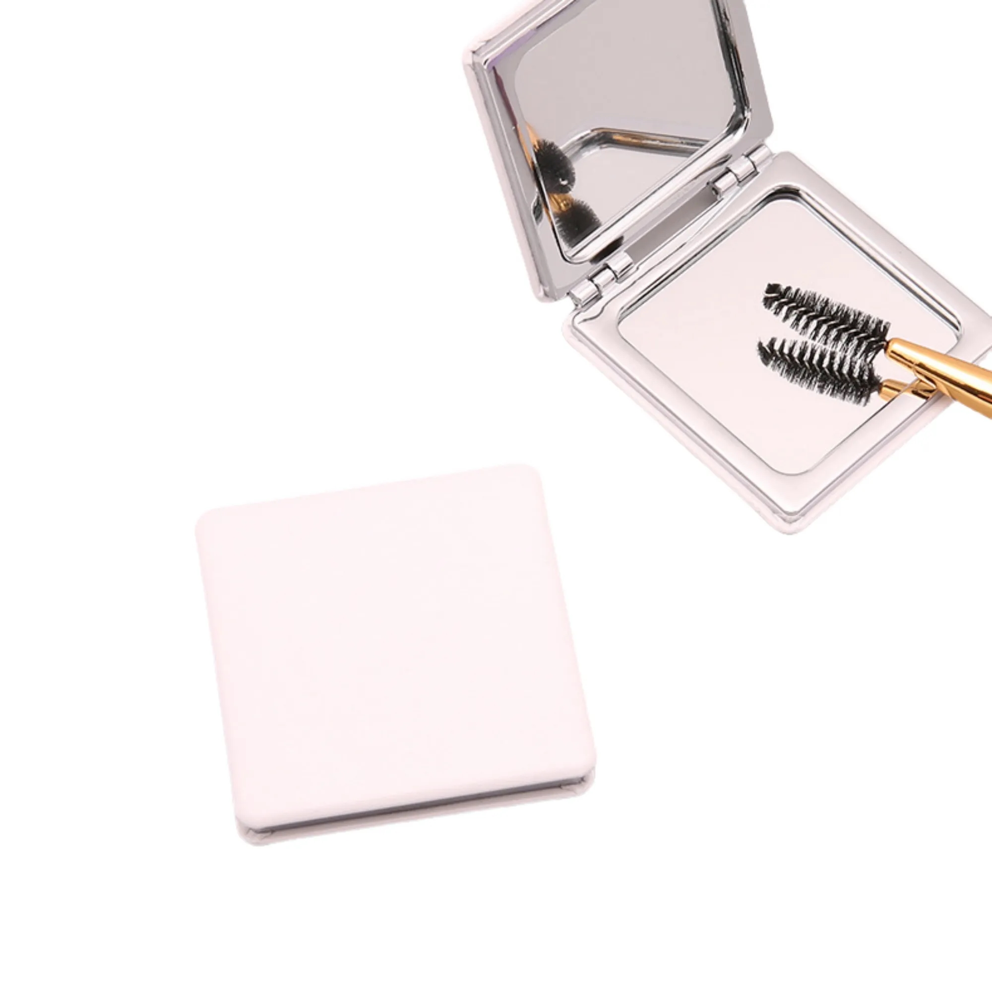 PU Leather Double-Sided Vanity Mirror 5