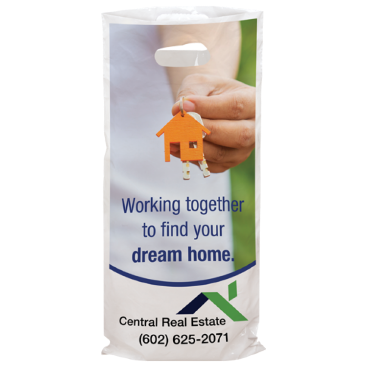 Digital Full Color 1-Sided Plastic Bag (6" x 13")