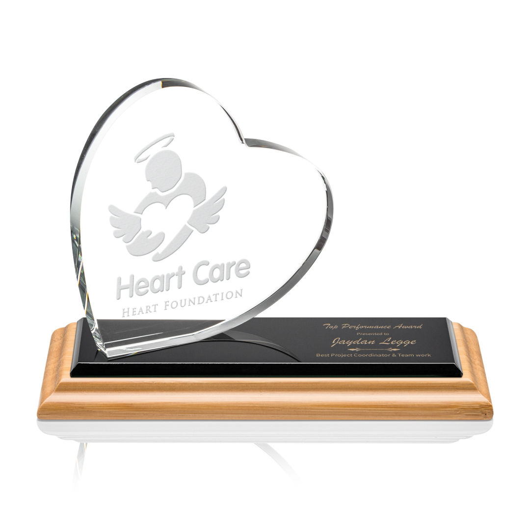 Northam Heart Award - Deep Etch 33