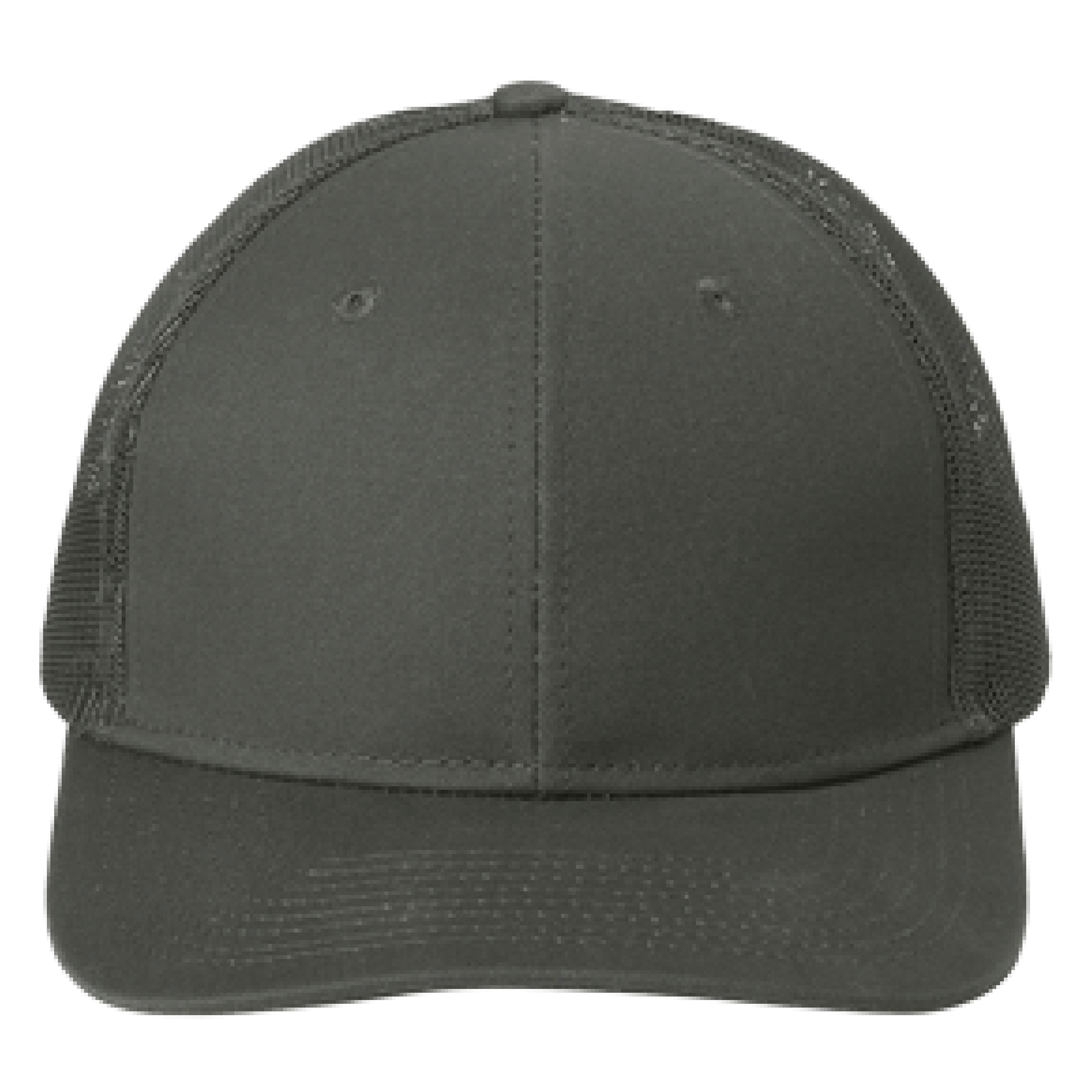 Port Authority C402 6-Panel Snapback Trucker Hat w/Leatherette Adhesive Patches or Embroidery 101