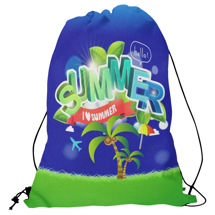Custom Thin Cord Drawstring Backpack 3