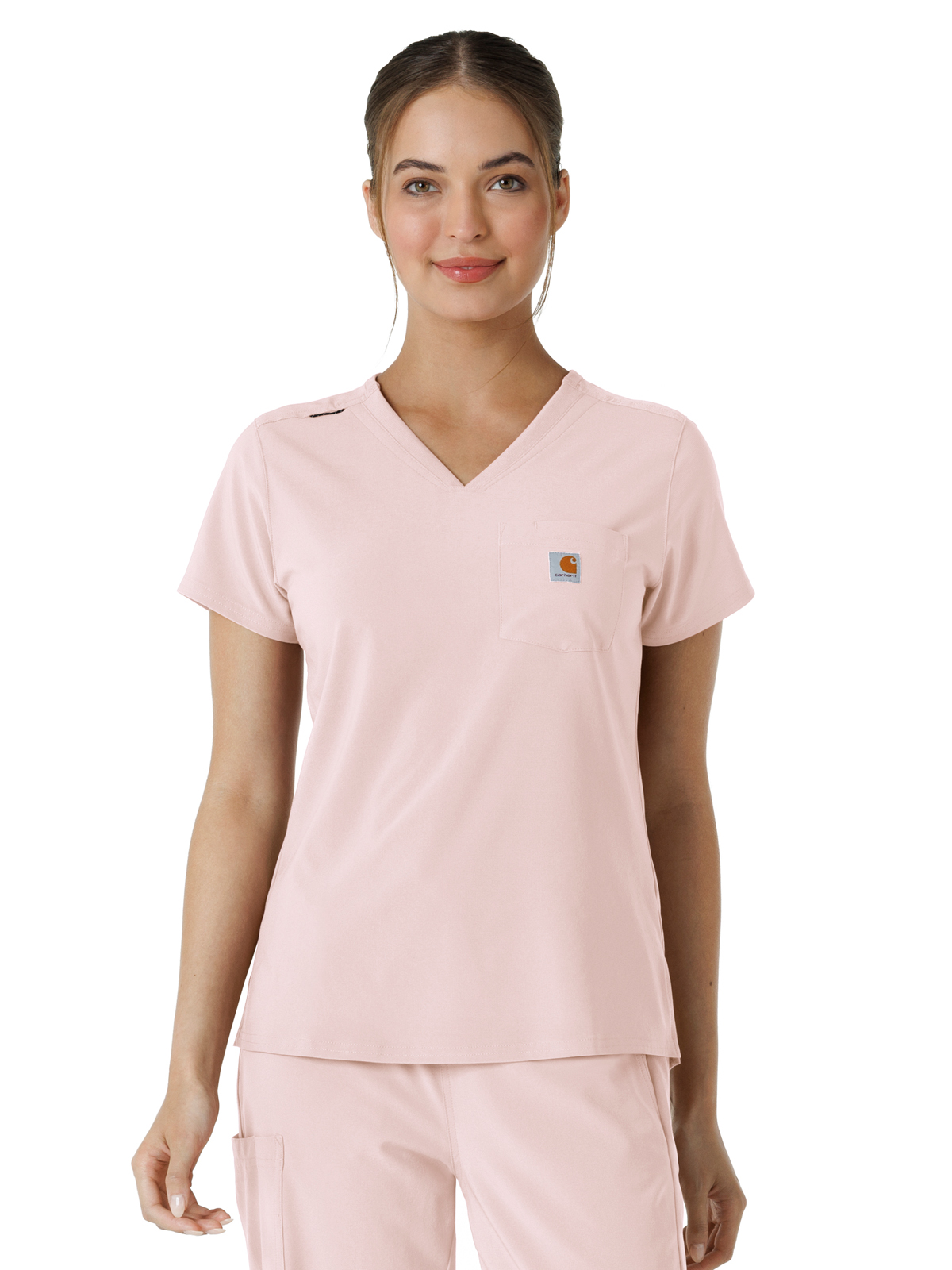 Carhartt Scrubs - Force Cross-Flex - Women's One-Pocket Tuck-In Top 4