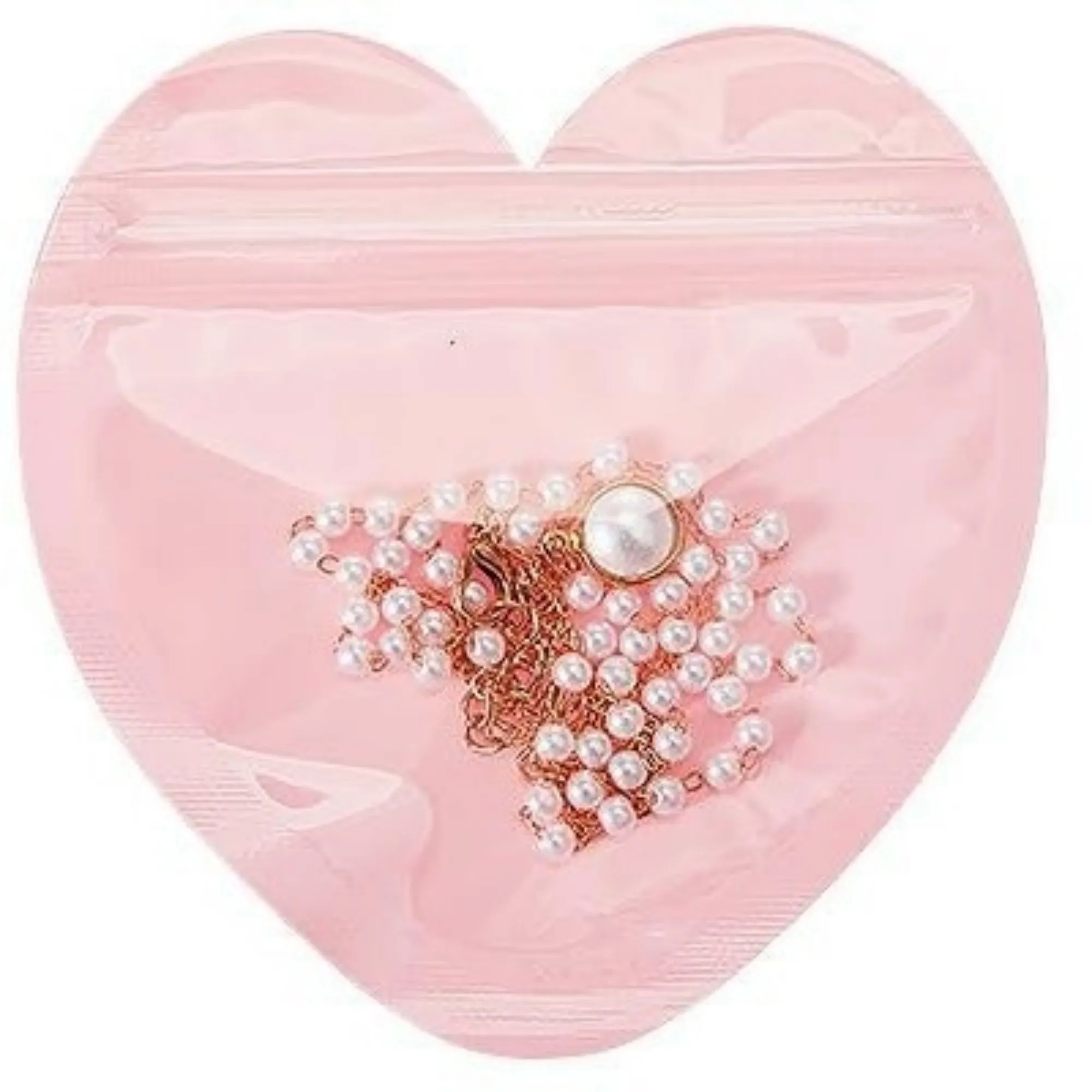 Heart Shape Jewelry Gift Packaging Bags 3