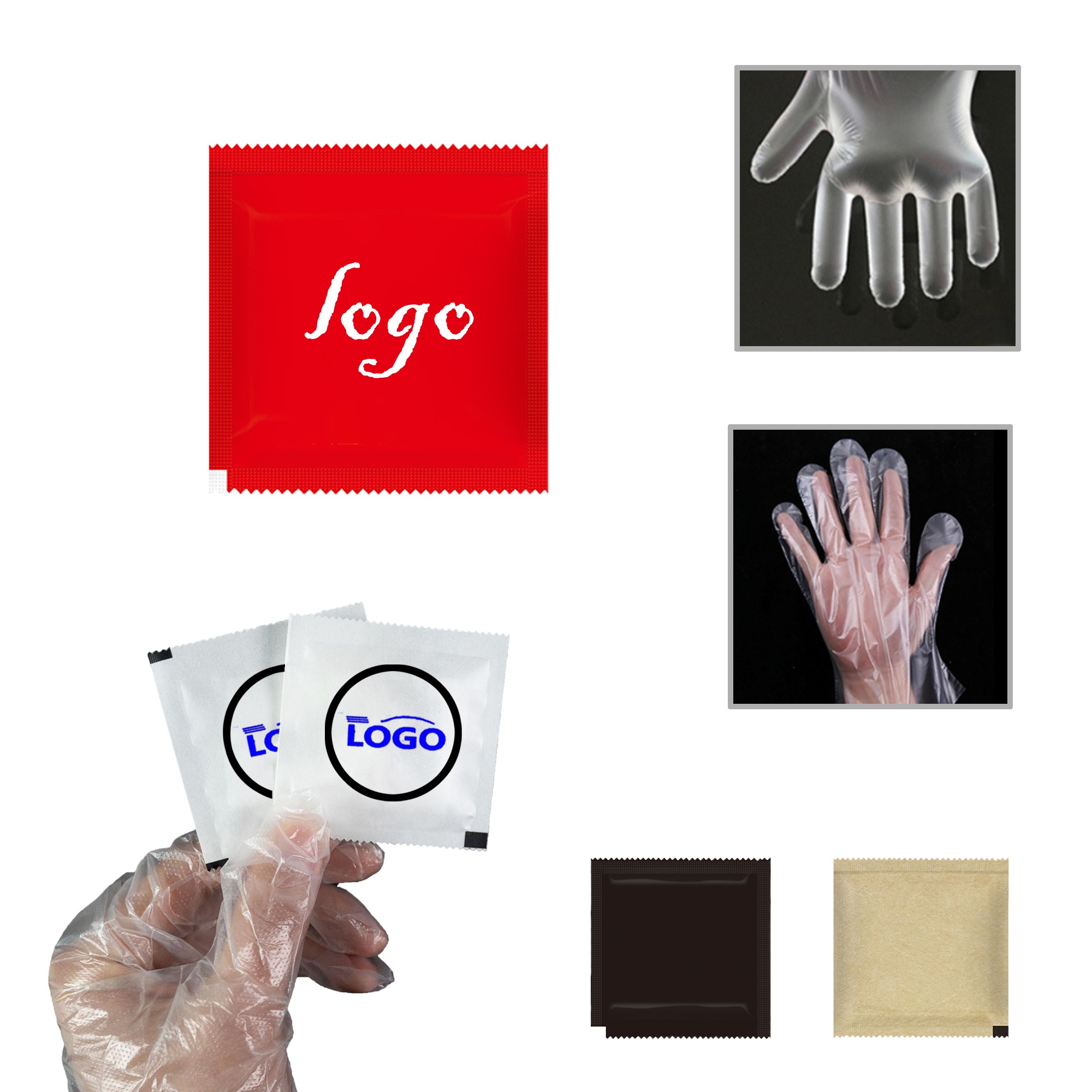 MOQ500 Food Grade Disposable Gloves Pack of 500 3