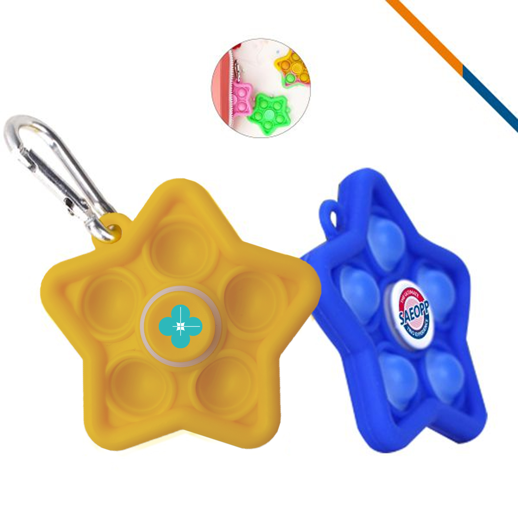 Star Push Bubble Fidget Spinner 8